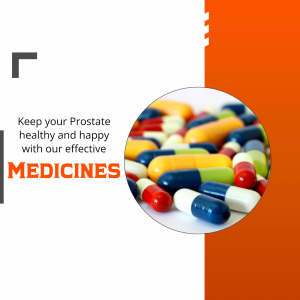Prostate Health Medicine Promotion Poster For Threads