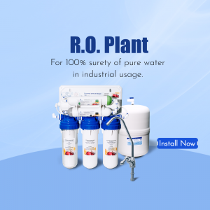 Industrial R.O. Plant Installation Flyer For Pinterest