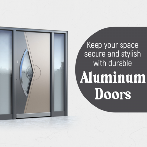 Modern Durable Aluminum Door Post For Google Business Profile