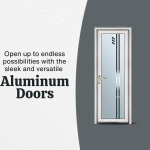 Modern Aluminum Door Design Artwork For Twitter
