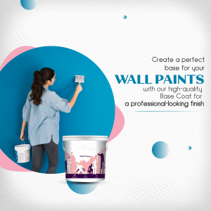 High-Quality Wall Primer Base Coat Advertisement Artwork For Twitter