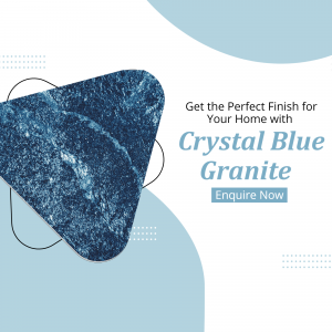 Crystal Blue Granite Promotion Social Media Post For Google Business Profile
