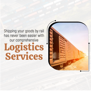Comprehensive Rail Logistics Services Graphic For LinkedIn