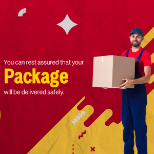 Reliable Package Delivery Service Template For Facebook