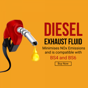 Diesel Exhaust Fluid Advertisement Promotional Banner For Facebook