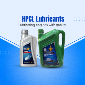 HPCL Lubricants Engine Oil Collection Flyer For Twitter