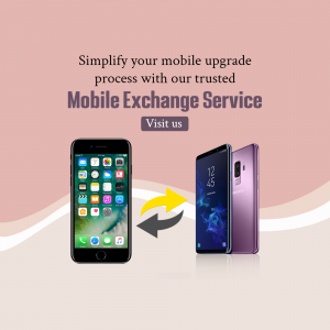 Mobile Exchange Service Promotion Template For Instagram