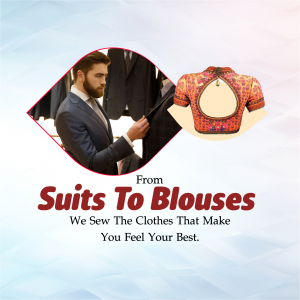 Custom Tailoring Services: From Suits To Blouses Advertisement For Telegram