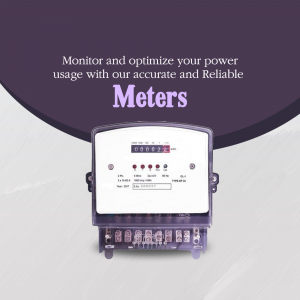 Industrial Power Meter Advertising Marketing Image For Twitter