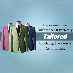 Custom Tailored Clothing Services Post For Google Business Profile