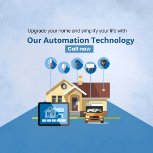 Smart Home Automation Technology Artwork For WhatsApp