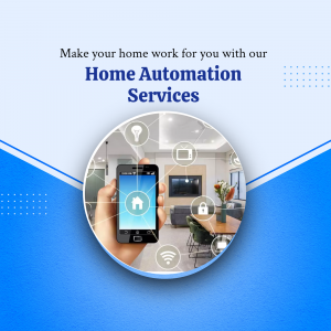 Professional Home Automation Services Template For LinkedIn