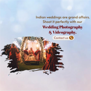 Professional Indian Wedding Photography And Videography Services Social Media Post For Twitter