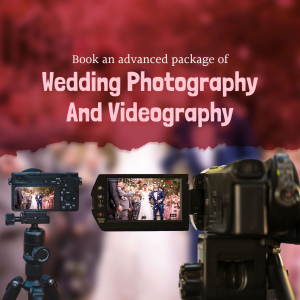 Advanced Wedding Photography And Videography Package Flyer For Instagram