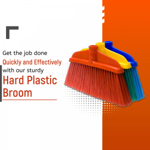 Hard Plastic Broom Advertisement Banner For Pinterest