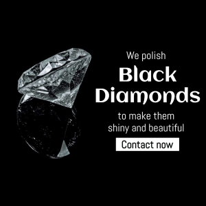 Professional Black Diamond Polishing Services Banner For Pinterest