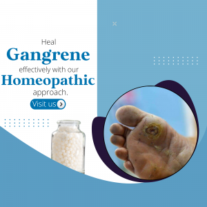 Homeopathic Treatment For Gangrene Business Poster For X