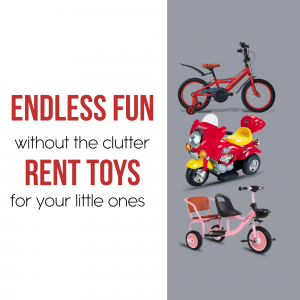 Rent Toys For Endless Fun Advertisement For Facebook
