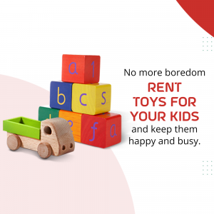 Rent Toys For Kids Service Business Poster For Threads