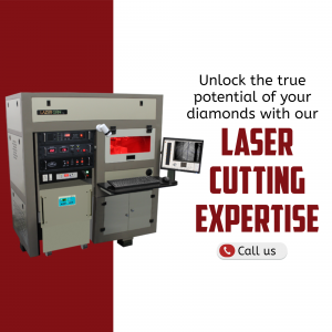 Industrial Diamond Laser Cutting Machine Creative Design For Twitter