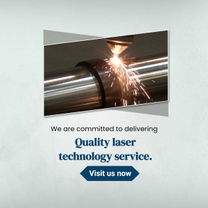 Industrial Laser Technology Service Banner For X