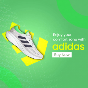 Adidas Comfort Zone Running Shoes Ad Business Poster For Threads