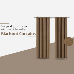 High-Quality Blackout Curtains Advertisement Artwork For Google Business Profile