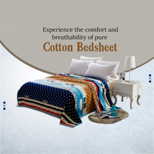 Pure Cotton Bed Sheet Comfort Graphic For Pinterest