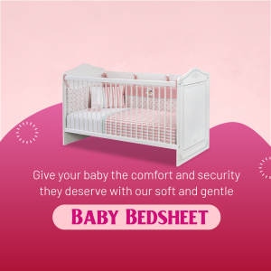 Soft And Gentle Baby Crib Bedding Set Marketing Image For WhatsApp
