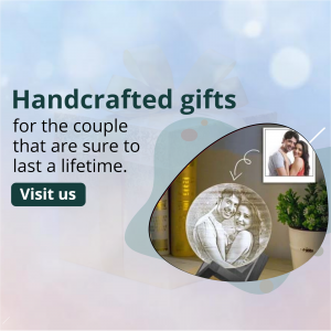 Custom Handcrafted Couple Gifts Flyer For WhatsApp