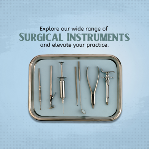 Professional Surgical And Dental Instruments Collection Artwork For Threads