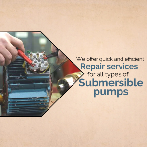 Professional Submersible Pump Repair Services Advertisement For Pinterest