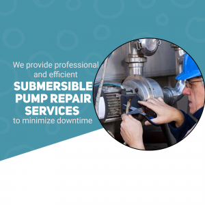 Professional Submersible Pump Repair Services Marketing Image For Telegram