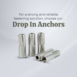 Industrial Drop In Anchors Promotional Banner For WhatsApp