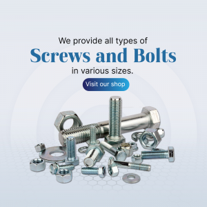 Industrial Screws And Bolts Supply Creative Design For LinkedIn