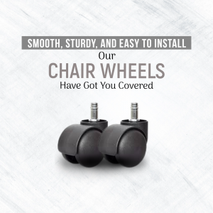 Smooth And Sturdy Replacement Chair Wheels Graphic For Twitter