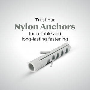 Nylon Anchors For Reliable Fastening Advertisement For X