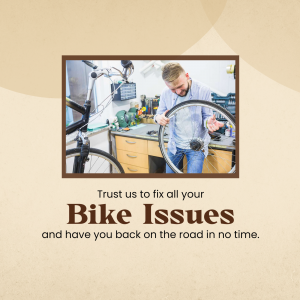 Professional Bicycle Repair Service Image For LinkedIn