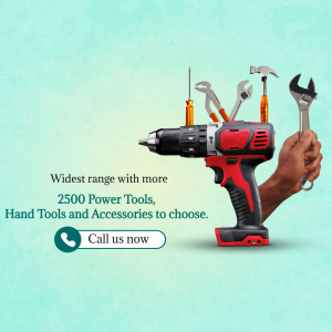 Comprehensive Power And Hand Tool Collection Flyer For Twitter