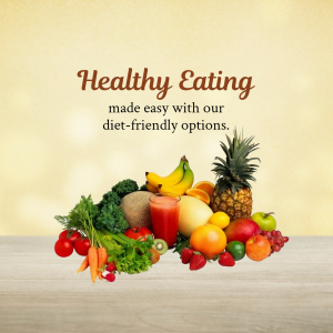 Healthy Eating Promotion Template For Pinterest