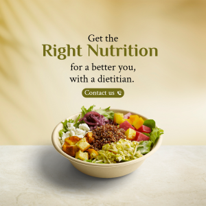 Nutrition Consultation Advertisement Graphic For Twitter