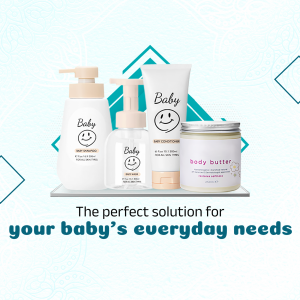 Baby Skincare Product Bundle Business Poster For Instagram