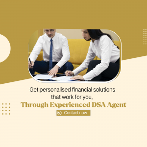 Experienced DSA Agent Financial Services Image For Telegram