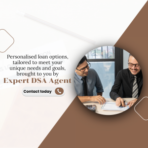 Professional DSA Agent Loan Consultation Marketing Image For Pinterest