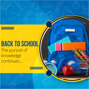 Back To School Promotion Branding Post For Pinterest