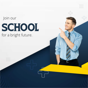 School Enrollment Advertisement Image For Pinterest