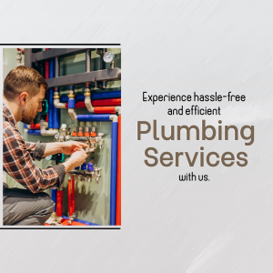 Professional Plumbing Services Advertisement Marketing Image For Google Business Profile