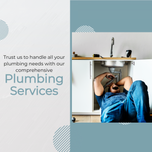 Professional Plumbing Services Advertisement Template For Google Business Profile