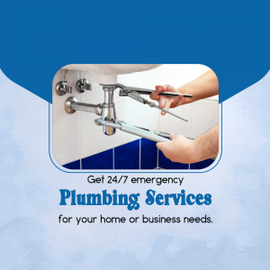 24/7 Emergency Plumbing Services Artwork For X