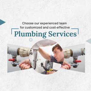Professional Plumbing Services Advertisement Post For Telegram